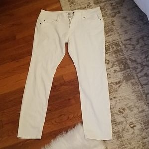 White soft casual pant